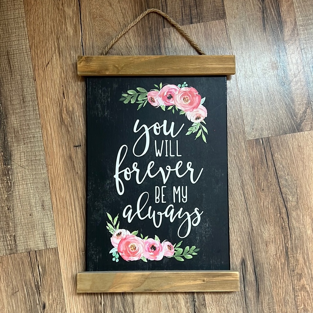 Cute Rustic Wall Sign